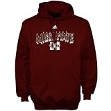 adidas Mississippi State Bulldogs Maroon Stacked Hoody Sweatshirt