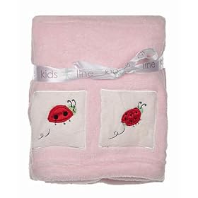 Kids Line "Lady Bug" Boa Blanket