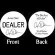 ANNIE DUKE Professional Collector's Dealer Button