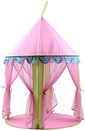 Cloudy Girl's and Boy's Pink Princess Castle Play Tent Indoor / Outdoor(3.43*4.62inch,Red)