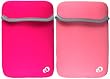 Kroo 90999 Reversible Sleeve for 9-Inch Netbook (Pink/Magenta)