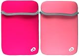 Kroo 90999 Reversible Sleeve for 9-Inch Netbook (Pink/Magenta)