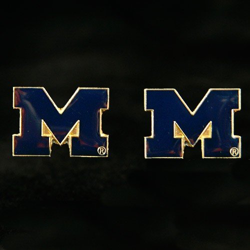 Michigan Wolverines Team Post Earrings
