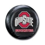 Ohio State Buckeyes Black Spare Tire Cover