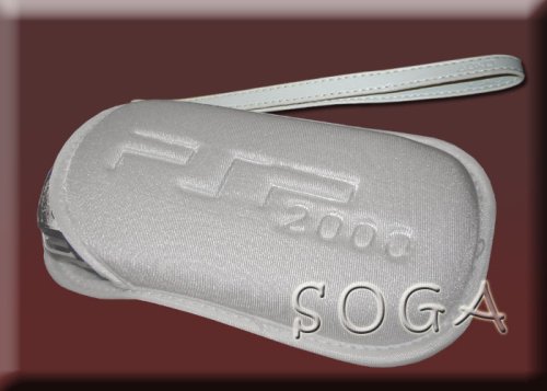 Cover image : WHITE SOFT POUCH CARRY CASE BAG GLOVE FOR SONY PSP 2000 SLIM ＋ STRAP