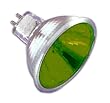 Halco 107116 - MR16BAB/GRN - Green 20 Watt MR16 Halogen Light Bulb, 36 Degree Beam Spread, 12 Volt