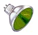 Halco 107116 - MR16BAB/GRN - Green 20 Watt MR16 Halogen Light Bulb, 36 Degree Beam Spread, 12 Volt