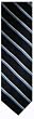 Men's Tommy Hilfiger Necktie Neck Tie Silk Black/Blue/White