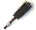 Professional Hair Brush,High Quality Round Bamboo Wood (Phyllostachys Pubescens) Handle with Pure Wild Boar Bristle and Massage Tip Bristle Combination ,Beautiful Natural Bamboo Wood ,w/Canvas Bag, Easy to Hold and Easy Brush Your Hair.,70mm W x 250mm L, Round Handle Shape,The Most Elegant Hair Brush Combination Beauty Product. 100% Satisfaction Guaranteed !.