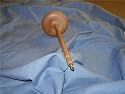 Aube's Maple and Red Oak Bottom Whorl Drop Spindle