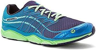 Merrell Men's All Out Flash Trail Running Shoe, Racer Blue/Bright Green, 11.5 M US