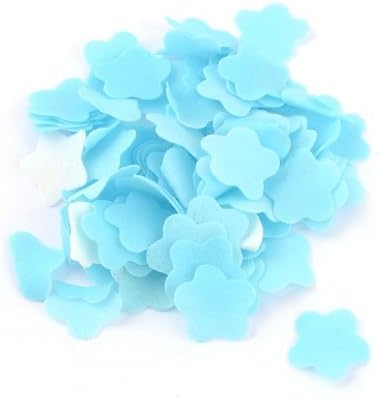 FOREVER YUNG Blue Clear Bottle Washing Flower Cat Head Shape Bath Soap Petals