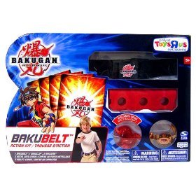 Childrens Toyshop  Toys : Bakugan BakuBelt Action Kit (2 Bakugan, BakuClip, Bakubelt and 2 cards!)