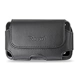 Leather Pouch Protective Carrying Cell Phone Case for HTC HD7 HD2 (T-mobile ....