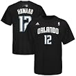 adidas Orlando Magic #12 Dwight Howard Black Net Player T-shirt