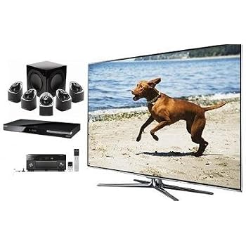 Yamaha RX-A3010BL AV Receiver (Black) and Samsung UN60D8000 60-Inch 1080p 240 Hz 3D LED HDTV (Silver) and Samsung BD-D5500 3D Blu-ray Disc Player and Mirage MX 5.1 Home Theater System