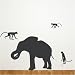 The Friendly Elephant Wall Decal (Black)