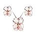 FAIRY COUPLE Women`s Stud Earrings and Pendant Necklace Jewelry Set S59
