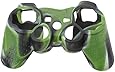 Leegoal High Quality Premium Super Grip Glow Black green White Silicon Protective Skin Case Cover for Sony Playstation PS3 Remote Controller