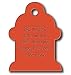 Fireplug Safety Reflective Pet ID Tag with Personalized Customized Engraving
