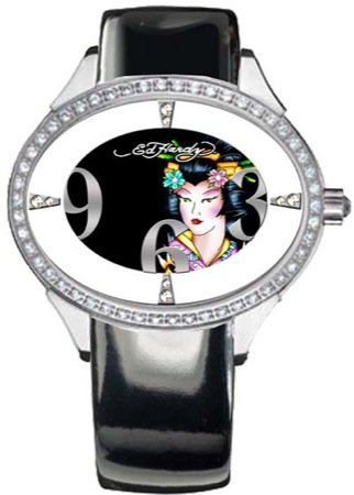 Ed Hardy Women's SG-GA Showgirl Geisha Stainless Steel 316L Watch