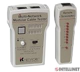 Professional Network Cable Tester, RJ-45/BNC, RJ11, Token Ring
