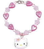 Hello Kitty Little Girls Flower Charm Bracelet