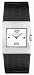 Kenneth Cole Stainless Steel Ladies Silver Analogue Dial Black Leather Strap Watch