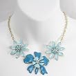 Turquoise Flower Necklace