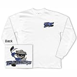 Danbury Trashers Hockey Dual Logo Long Sleeve T-Shirt - White