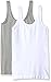 ELLEN TRACY Women's Seamless Reversible Layering Camisole V-Neck or Scoop Neck Tank 2 Pack Multipack Regular and Plus Size