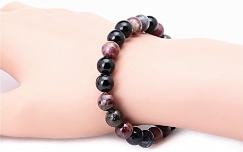 8mm Genuine Bracelets Natural Tourmaline Gemstone Bracelet AAA Quality
