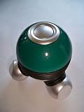 Produkt-Bild: 1 (ein) St&uuml;ck Massageger&auml;t 3 - Punkt - Vibration mit Licht in der Farbe gr&uuml;n metallic