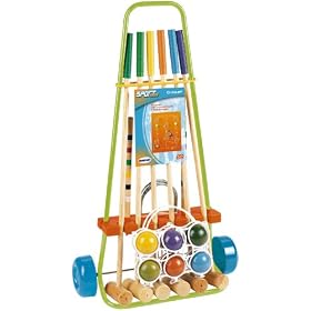 Croquet Set with Wagon, 6 Player