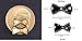 Brule 3-D Dumbbell Eyes (BluGold, M)