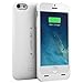 uNu Aero iPhone 5S Wireless Charging Battery Case - White