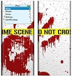 Crime Scene Revisited White - Apple iPod nano 2G (2nd Generation) 2GB/ 4GB/ 8GB Protector Skin Decals - Faceplate Stickers