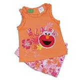 Sesame Street Elmo Toddler Girls Sleeveless Top & Shorts