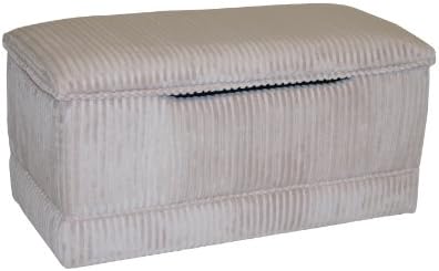 Harmony Kids Deluxe Toy Box, Tan Chenille