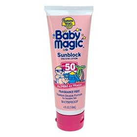 Banana Boat Baby Magic Sunblock Lotion, SPF 50, 4 Fluid Ounces