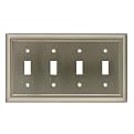 Architectural Quad Switch Wall Plate