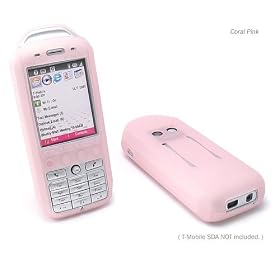 T-Mobile SDA (with antenna hump - US version) FlexiSkin - The Soft Low-Profile Case (Coral Pink)