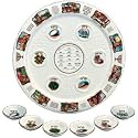 7 Pc Narrative Passover Seder Plate Vist163