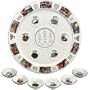 7 Pc Narrative Passover Seder Plate Vist163