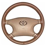 Sand - WHEELSKINS Genuine Leather Steering Wheel Cover - Original One Color (non perforated) - Toyota Avalon 1995 - 2007