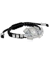 Vince Camuto Jewel Purpose Black Macrame Bracelet, 8"