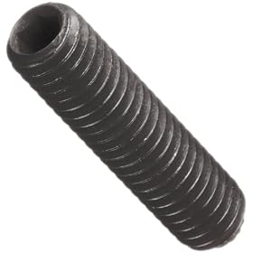 Alloy Steel Set Screw, Hex Socket Drive, Knurled Cup Point, M5-0.8, 8mm Length (Pack of 50)