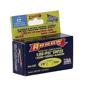 Arrow Fastener 225 5 16-Inch P22 Staples (5,050-Pack) by Jensen
