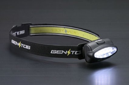 GENTOS LEDヘッドライト ビームアイズ 【5mmLED×5灯搭載モデル (連続点灯/30時間)】 HL-560