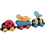 Nuchi Wooden Railway / 3-piece Bug Baby Train